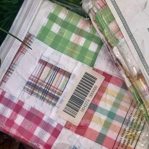 2 Legacy Home Madras Plaid Pillow Cases